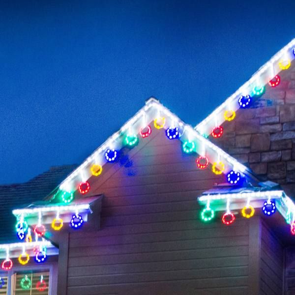 LED ORNAMENT ROD FREESTYLE LINKABLE (MULTI)  - Set of 12- #LED-OR44MU
